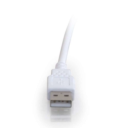C2G 3m USB 2.0 A Male to A Female Extension Cable - White - Image 3