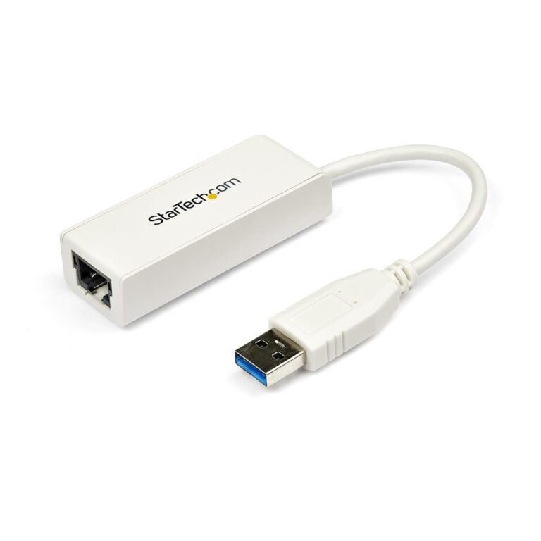 StarTech.com USB 3.0 to Gigabit Ethernet Network Adapter, 10/100/1000 Mbps, USB to RJ45, USB 3.0 to LAN Adapter, USB 3.0 Ethern