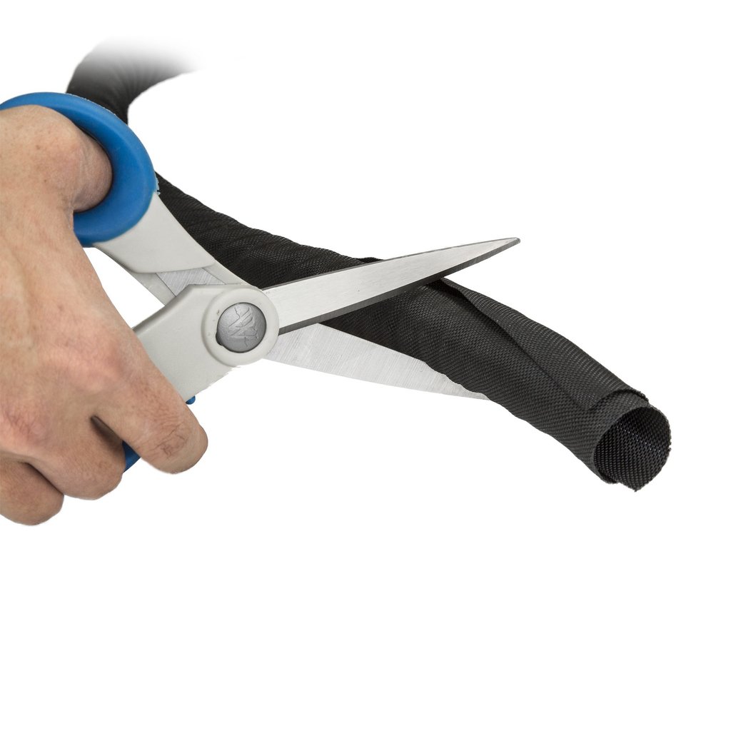 StarTech.com 6.5' (2m) Cable Management Sleeve - Flexible Coiled Cable Wrap - 1.0-1.5" dia. Expandable Sleeve - Polyester Cord - Image 3