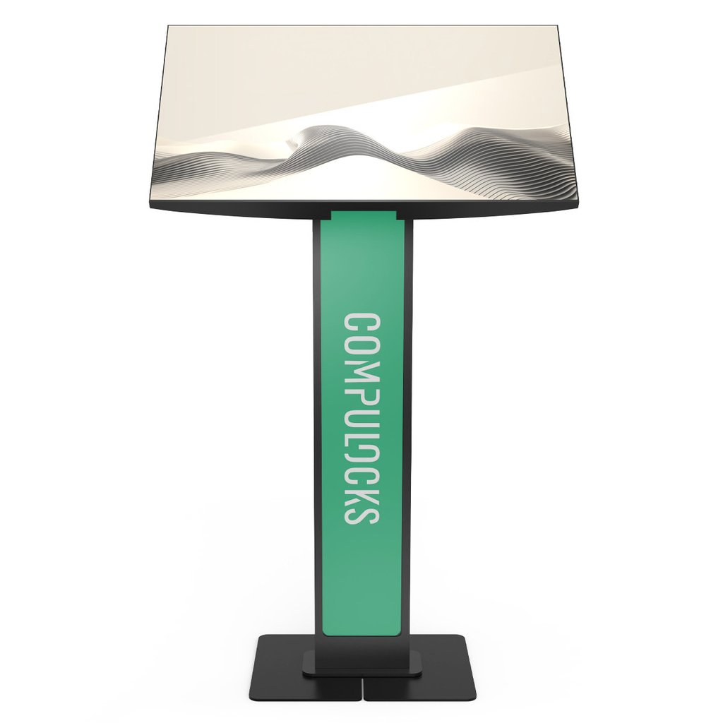 Compulocks Brandable VESA Floor Stand for Screens Up to 32 Inches - Black - Image 2