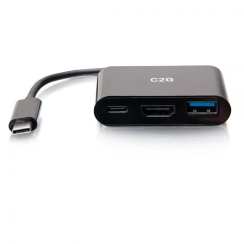 C2G USB-C 3-in-1 Mini Dock with HDMI, USB-A, and USB-C Power Delivery up to 60W - 4K 30Hz - Image 5