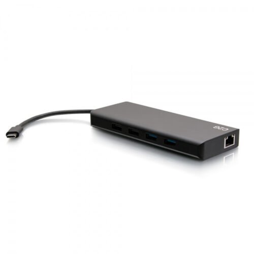 C2G USB-C® 9-in-1 Dual Display Docking Station with HDMI®, Ethernet, USB, 3.5mm Audio and Power Delivery up to 60W - - Image 3
