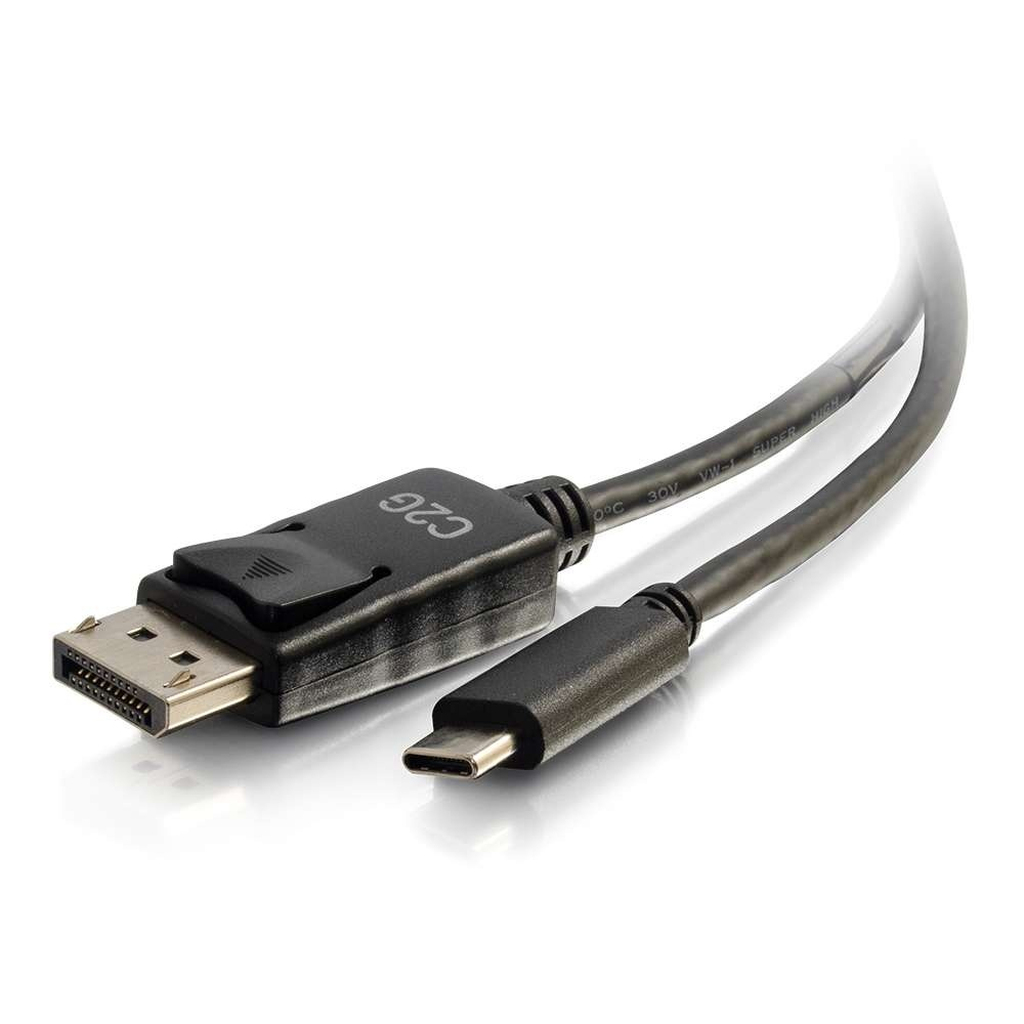 C2G 0.9m USB-C to DisplayPort™ Adapter Cable 4K 30Hz - Black