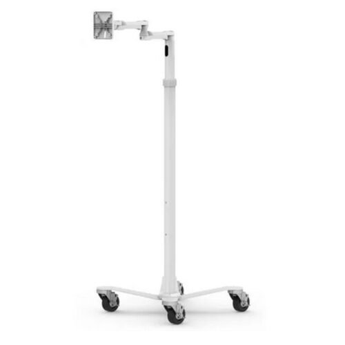 Compulocks Universal Invisible Mount Medical Rolling Cart Extended White - Image 7