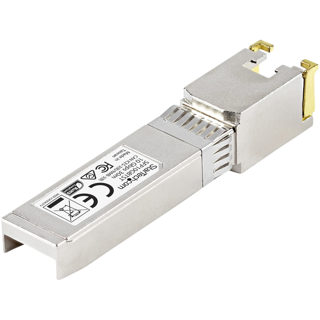 StarTech.com MSA Compliant SFP+ Transceiver Module - 10GBASE-T~MSA Uncoded SFP+ Module - 10GBASE-T - SFP to RJ45 Cat6/Cat5e - 1 - Image 5