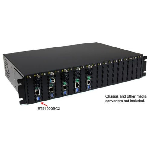 StarTech.com Gigabit Ethernet Multi Mode Fiber Media Converter SC 550m - 1000 Mbps - Image 4