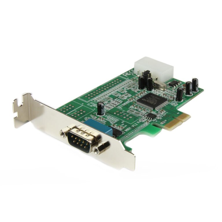 StarTech.com 1-port PCI Express RS232 Serial Adapter Card - PCIe RS232 Serial Host Controller Card - PCIe to Serial DB9 - 16550
