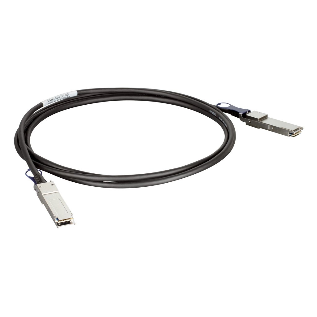 D-Link QSFP+, 3m InfiniBand/fibre optic cable QSFP+ Black - Image 2