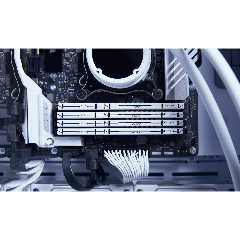 Kingston Technology FURY Beast 32GB 6000MT/s DDR5 CL30 DIMM (Kit of 2) White XMP - Image 8