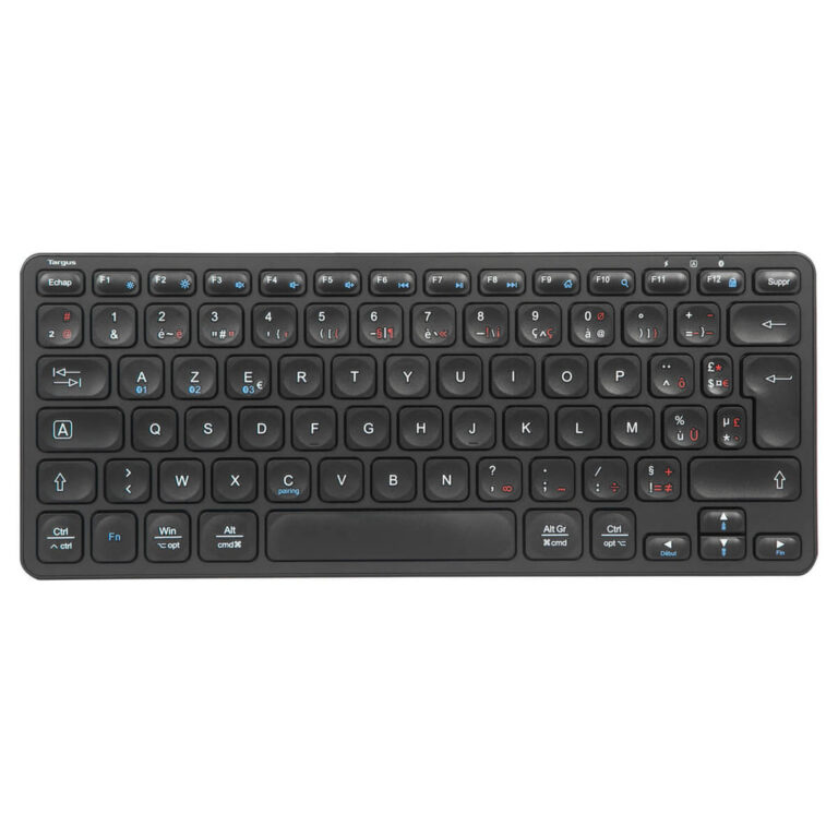 Targus AKB862FR keyboard Universal Bluetooth AZERTY French Black