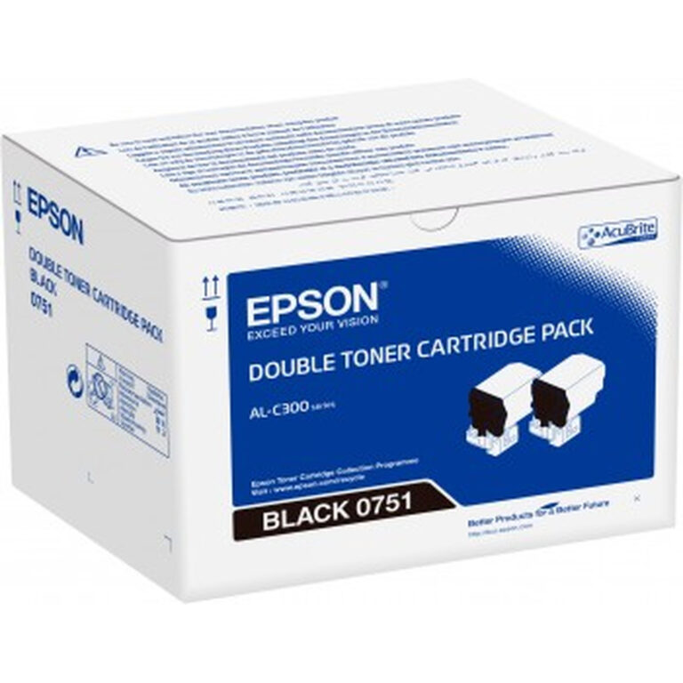 Epson Double Black Toner Cartridge Pack 2 x 7.3k