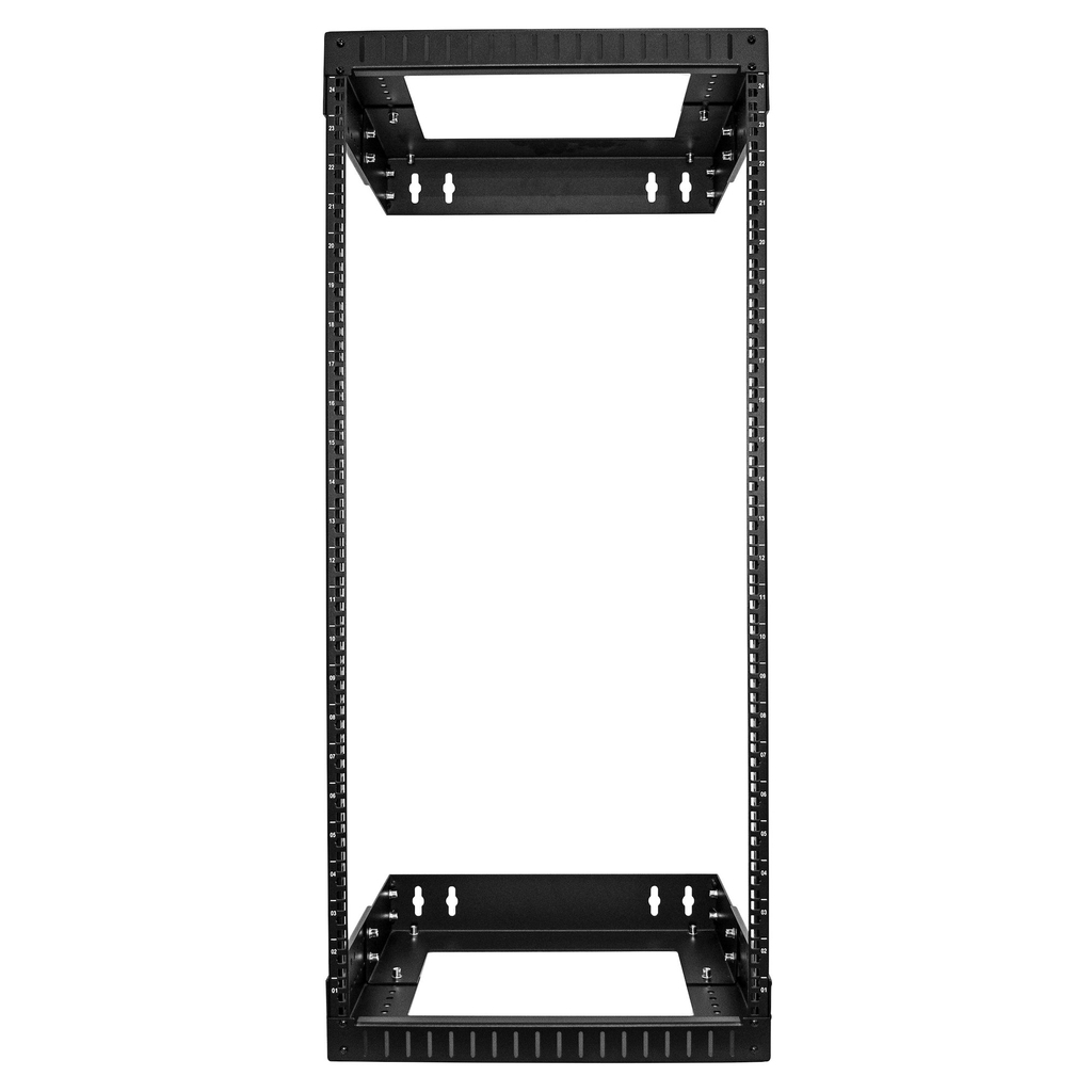 StarTech.com 24U 19" Wall Mount Network Rack - Adjustable Depth 12-20" 2 Post Open Frame Server Room Rack for AV/Data/ IT Commu - Image 3