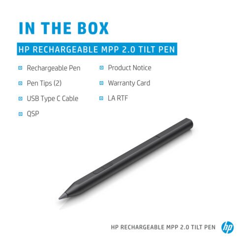 HP Rechargeable MPP 2.0 Tilt Pen (Black) - Image 4
