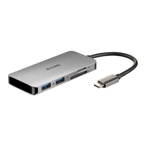 D-Link DUB-M610 laptop dock/port replicator Wired USB 3.2 Gen 1 (3.1 Gen 1) Type-C Aluminium