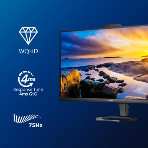 Philips 5000 series 27E1N5600HE/00 computer monitor 68.6 cm (27") 2560 x 1440 pixels Quad HD LCD Black - Image 3