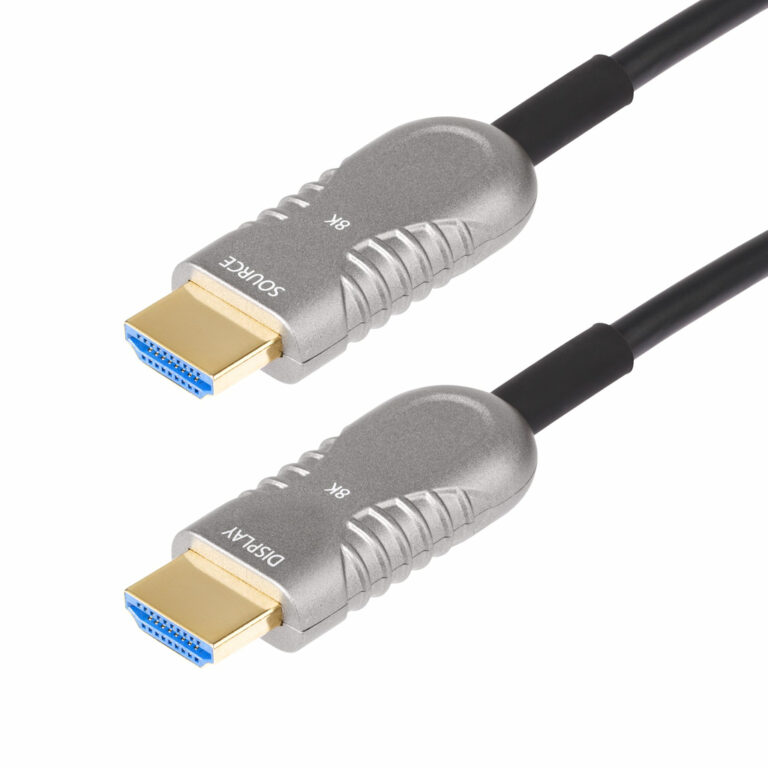 StarTech.com 100ft (30.4m) HDMI 2.1 Hybrid Active Optical Cable (AOC), CMP, Plenum Rated, 8K Ultra High Speed HDMI 2.1/2.0 Fibe
