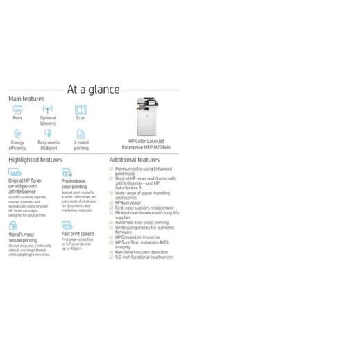 HP Color LaserJet Enterprise MFP M776dn - Image 9