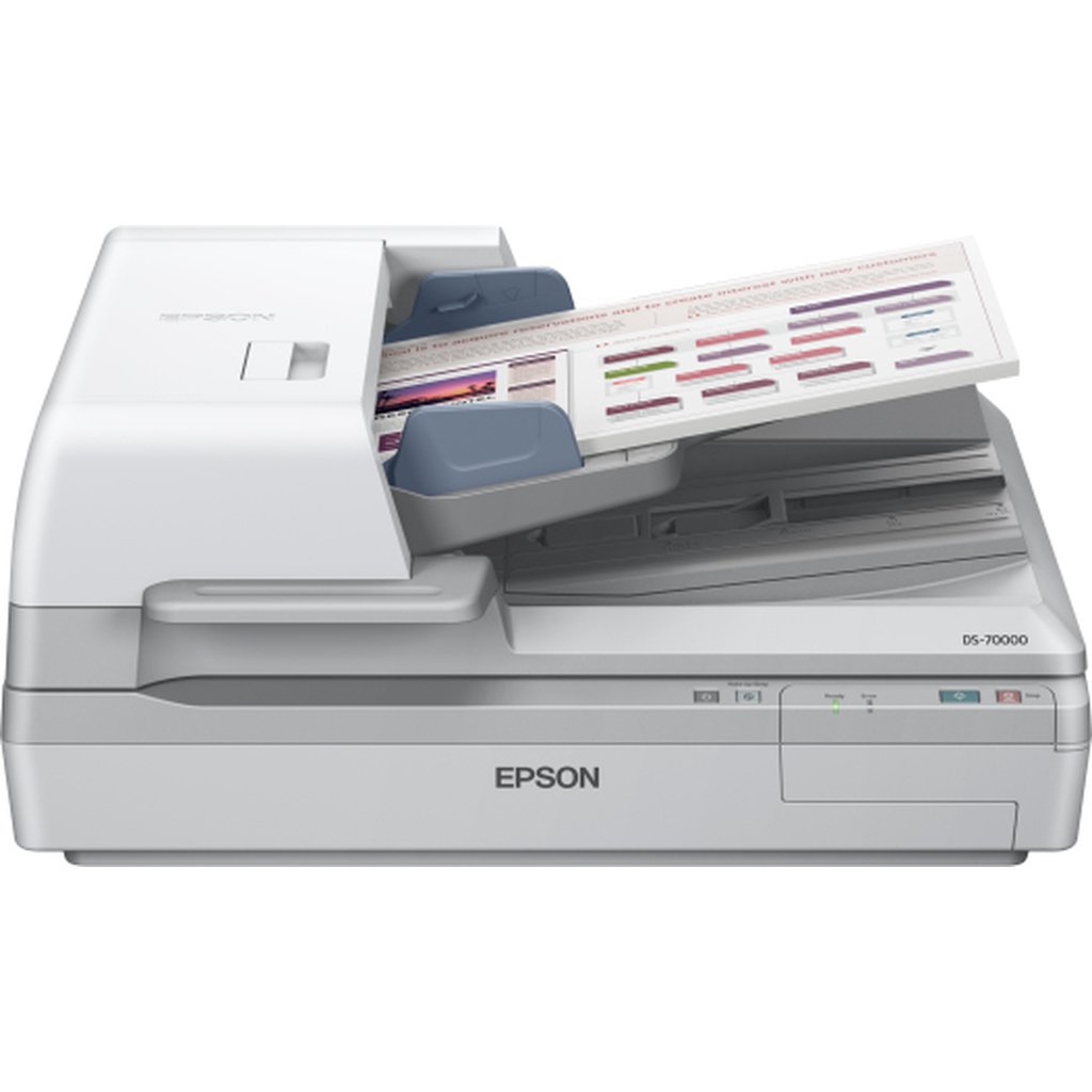Epson WorkForce DS-70000 Flatbed & ADF scanner 600 x 600 DPI A3 White