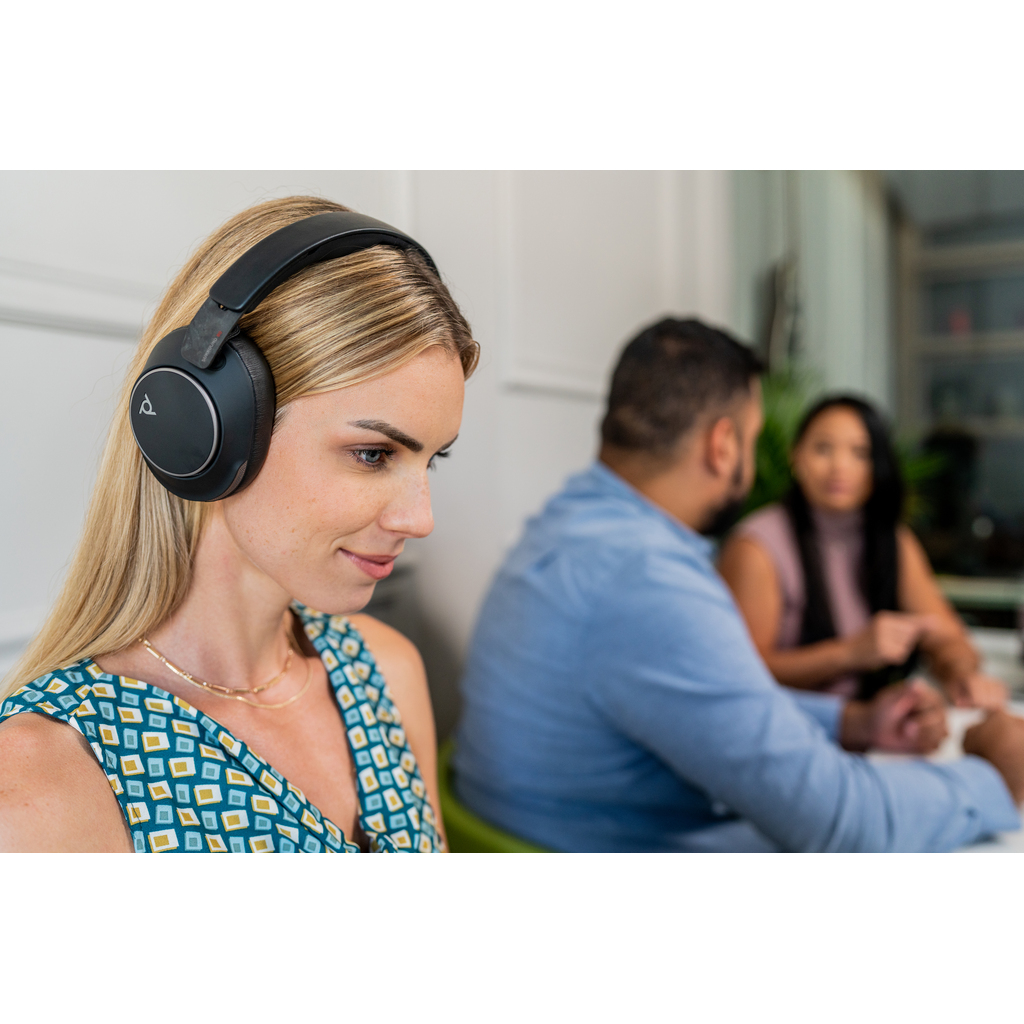 POLY Voyager Surround 80 UC USB-C Headset +USB-C/A Adapter - Image 10