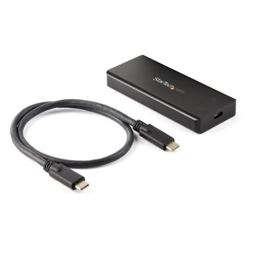 StarTech.com USB-C 10Gbps M.2 NVMe PCIe SSD Enclosure - Rugged Aluminum External M.2 PCIe M-Key Case IP67 Rated - 1GB/s Read/Wr