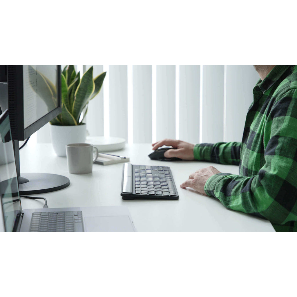 Targus Sustainable Energy Harvesting EcoSmart keyboard Universal Bluetooth AZERTY French Black - Image 12