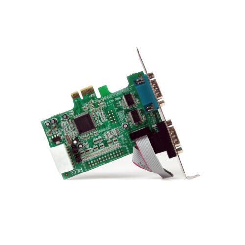StarTech.com 2-Port PCI Express RS232 Serial Adapter Card, 16550 UART, PCIe to Dual Serial DB9 Host Controller, Windows & Linux - Image 2