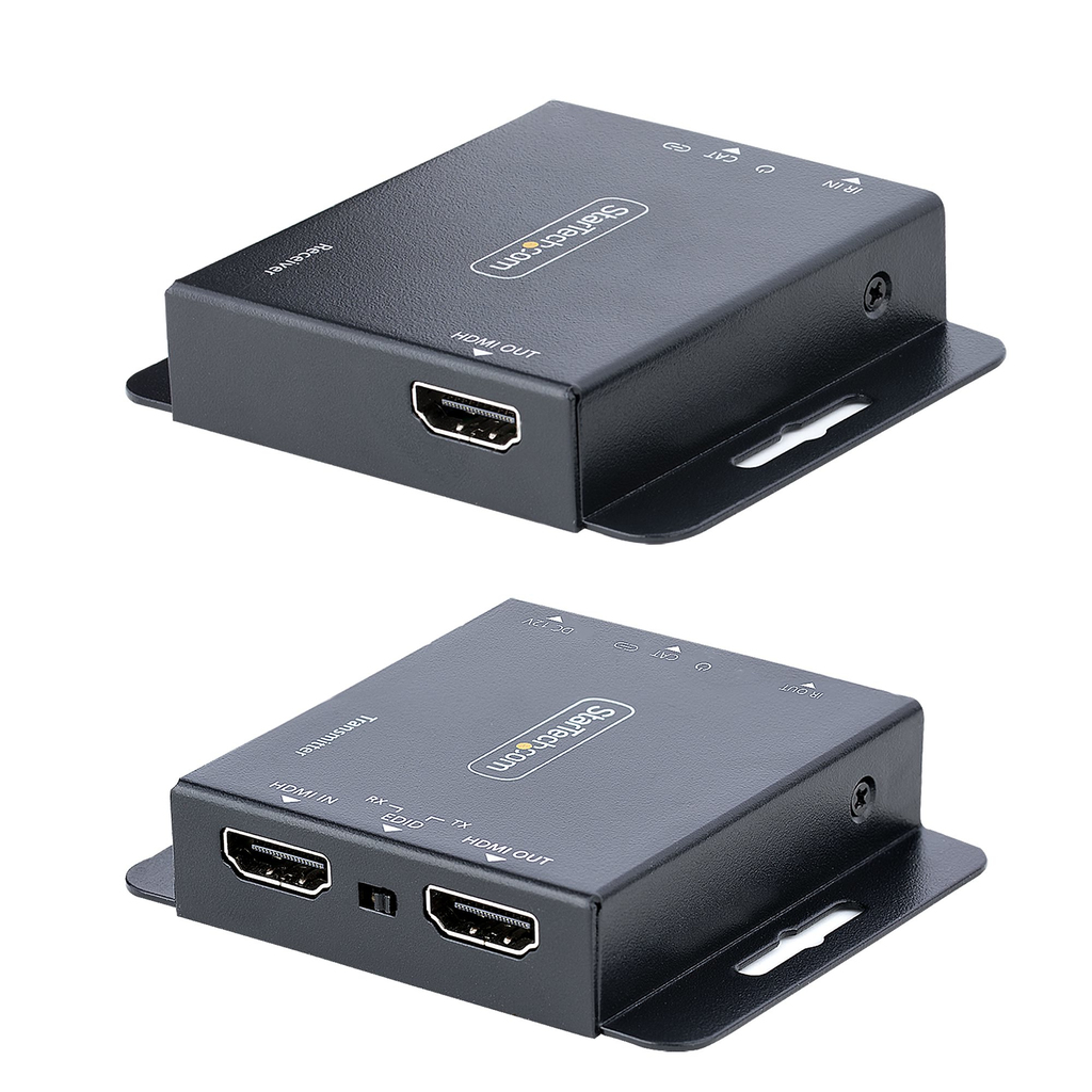 StarTech.com 4K HDMI Extender over CAT6/CAT5 Ethernet Cable, 4K 30Hz or 1080p 60Hz Video Extender, HDMI over Ethernet Cable, HD