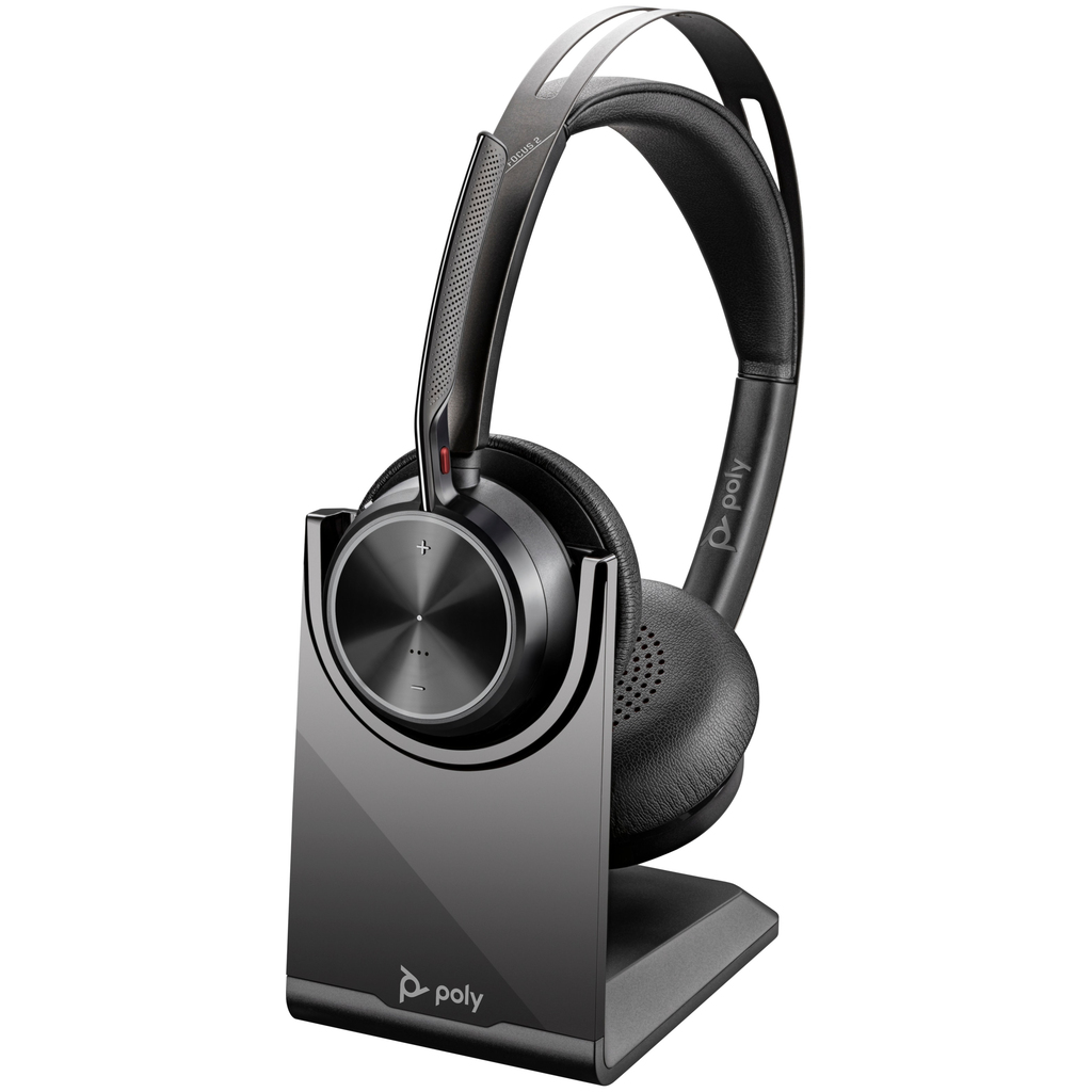 POLY Voyager Focus 2 USB-C with charge stand Headset - Image 7