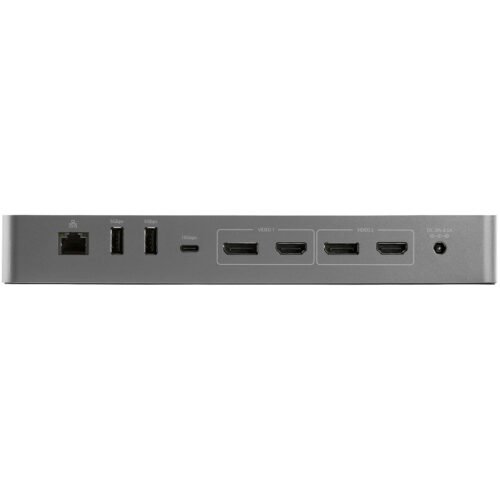 StarTech.com Thunderbolt 3 Dock w/ USB-C Host Compatibility - Dual 4K 60Hz DisplayPort 1.4 or Dual HDMI Monitors - Single 8K - - Image 13