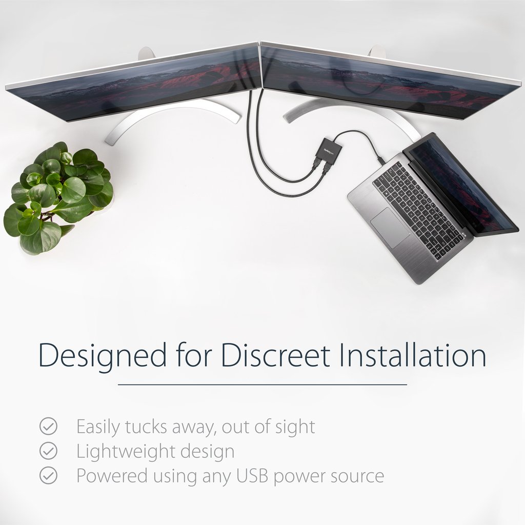 StarTech.com USB 3.0 to Dual HDMI Adapter, USB to 2x HDMI Monitor Converter for Windows (no support for macOS/ChromeOS/Linux) - - Image 8