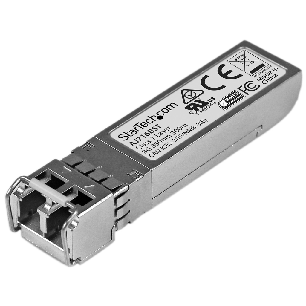 StarTech.com HP AJ716B Compatible SFP+ Transceiver Module - 8GFC~HPE AJ716B Compatible SFP+ Module - 8G Fiber Channel SW - 8GbE