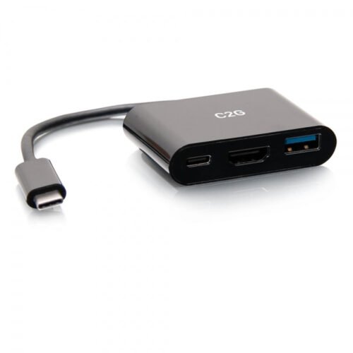 C2G USB-C 3-in-1 Mini Dock with HDMI, USB-A, and USB-C Power Delivery up to 60W - 4K 30Hz - Image 4