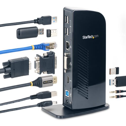 StarTech.com Dual Monitor USB 3.0 Docking Station with HDMI - DVI - 6 x USB Ports~Dual Monitor USB 3.0 Laptop Docking Station w - Image 6