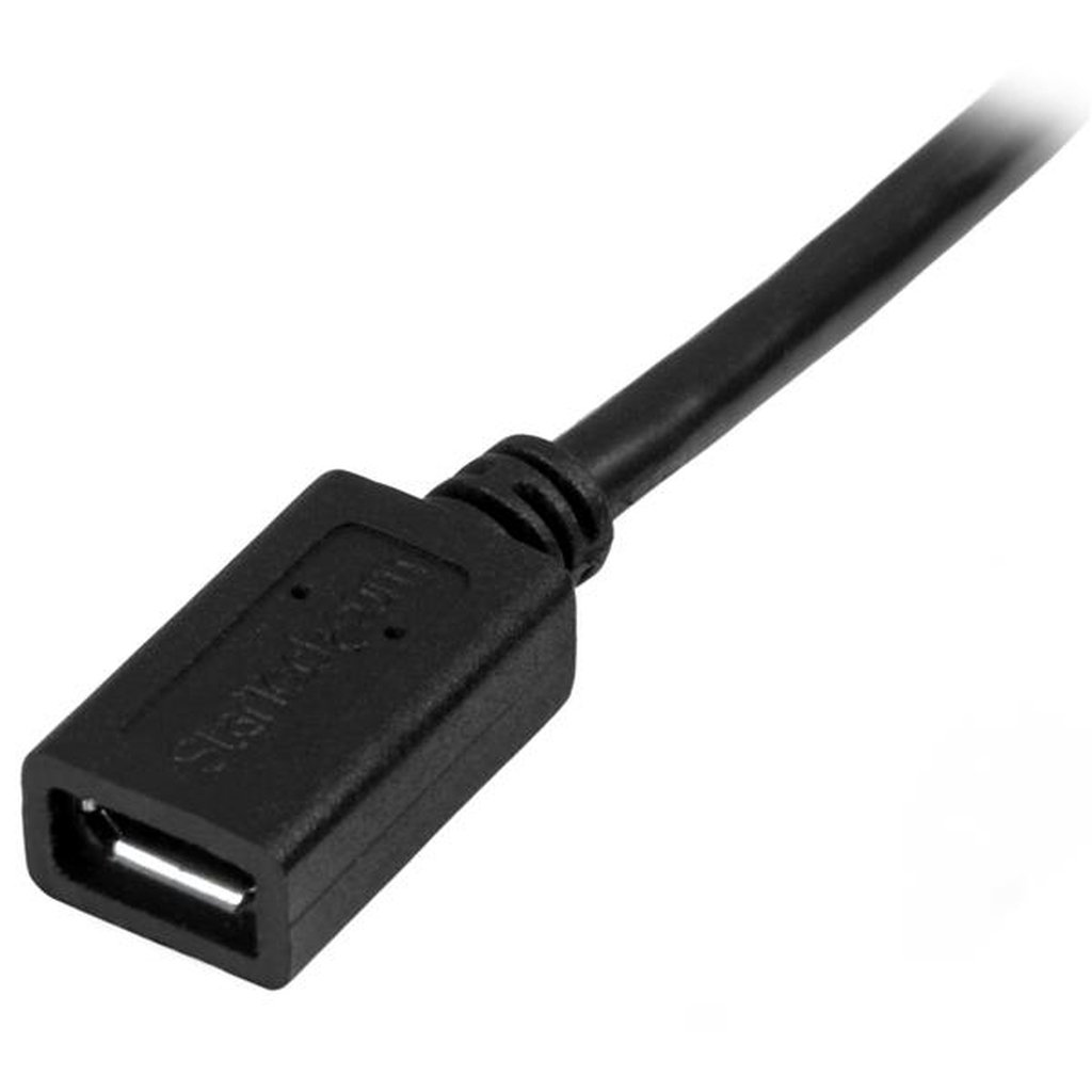 StarTech.com Micro-USB Extension Cable - M/F - 0.5m (20in) - Image 2