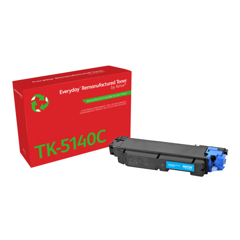 Everyday™ Cyan Remanufactured Toner by Xerox compatible with Kyocera TK-5140C, Standard capacity