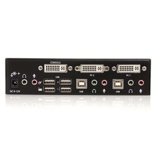 StarTech.com 2 Port DVI USB KVM Switch with Audio and USB 2.0 Hub - Image 3