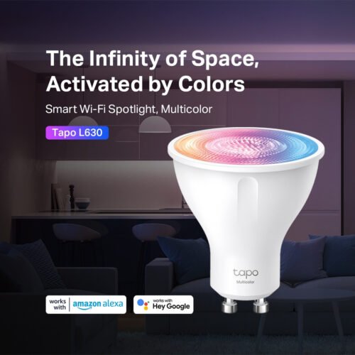 TP-Link Tapo Smart Wi-Fi Spotlight, Multicolor - Image 2