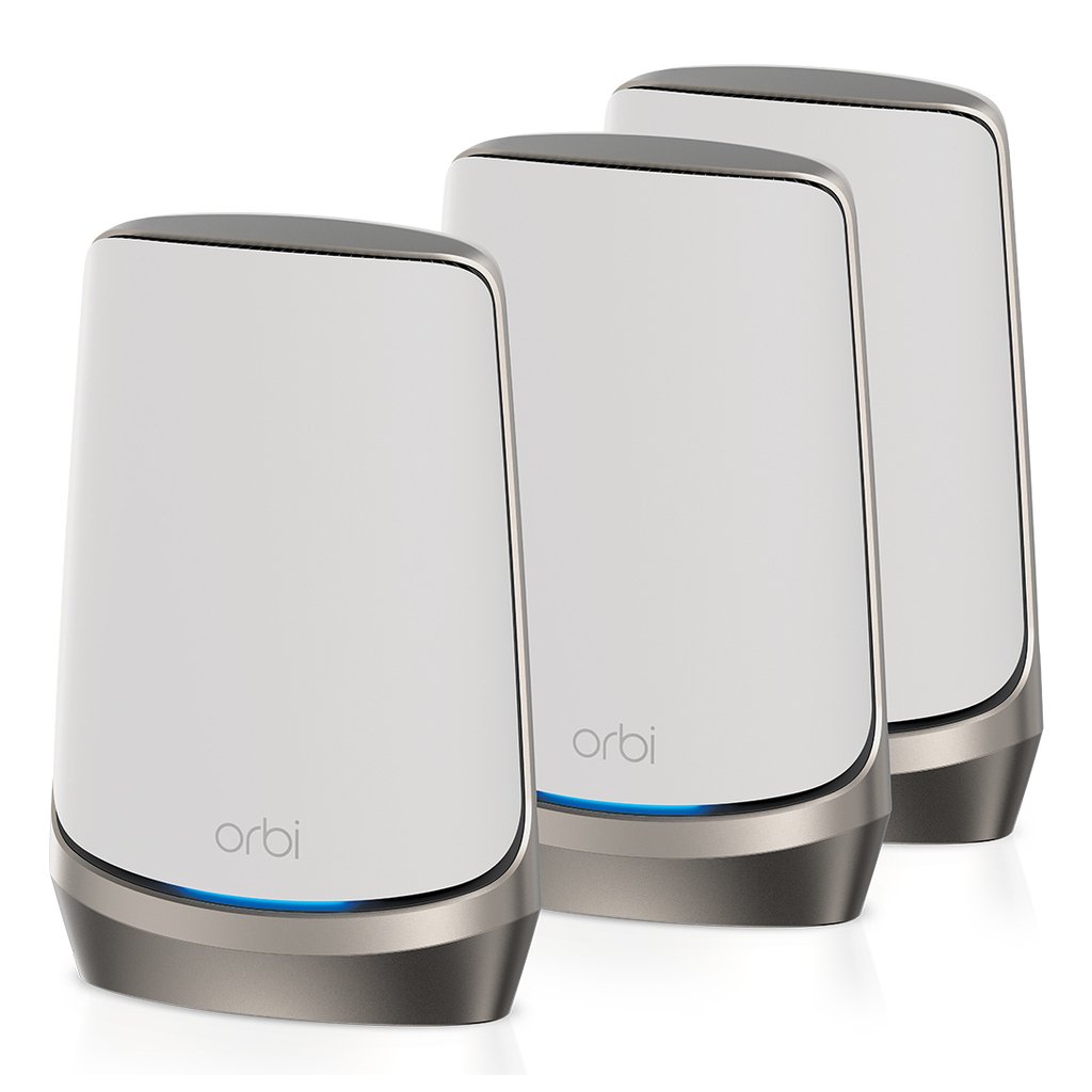 NETGEAR Orbi Quad-band RBKE963 AXE11000 WiFi 6E Mesh System Quad-band (2.4 GHz / 5 GHz-1 / 5 GHz-2 / 6 GHz) Wi-Fi 6 (802.11ax)