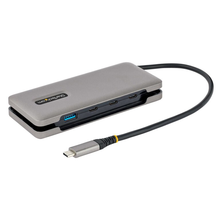 StarTech.com 4-Port USB-C Hub - 1x USB-A & 3x USB-C Ports - USB 3.2 Gen 2 (10Gbps) - Bus Powered - USB Type C Hub w/ 12.6in/32c