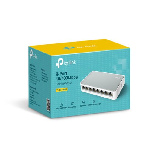 TP-Link TL-SF1008D network switch Unmanaged Fast Ethernet (10/100) White - Image 2