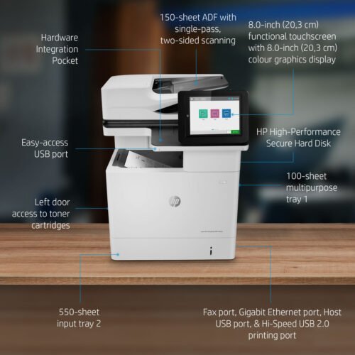 HP LaserJet Enterprise MFP M636fh - Image 5