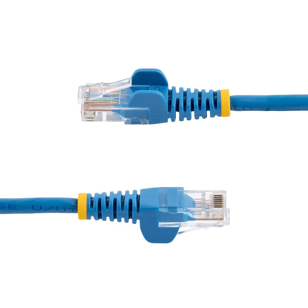 StarTech.com Cat5e Patch Cable with Snagless RJ45 Connectors - 1m, Blue - Image 2