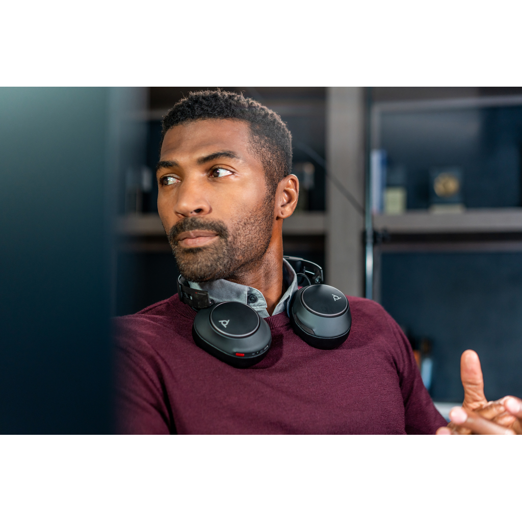 POLY Voyager Surround 80 UC USB-C Headset +USB-C/A Adapter - Image 5