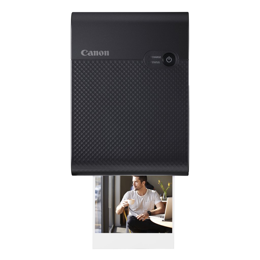 Canon SELPHY SQUARE QX10 Portable Colour Photo Wireless Printer, Black - Image 4