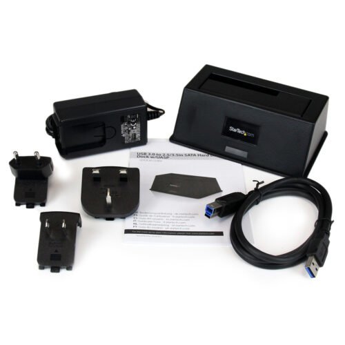 StarTech.com Single Bay USB 3.0 to SATA Hard Drive Docking Station, USB 3.0 (5 Gbps) Hard Drive Dock, External 2.5/3.5" SATA I/ - Image 2