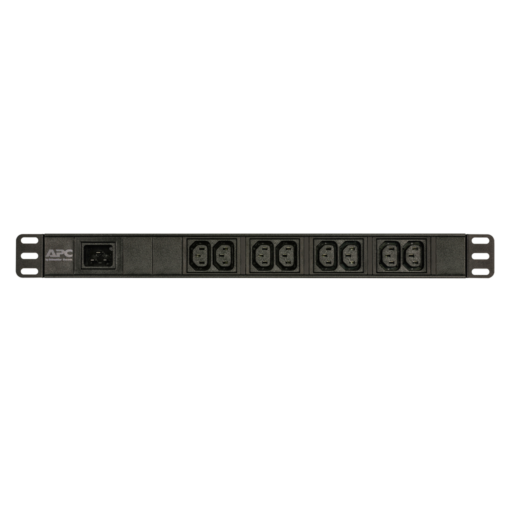 APC Easy Rack PDU, Basic, 1U, 1 Phase, 3.7kW, 230V, 16A, 8 x C13 outlets, IEC60320 C20 inlet - Image 2