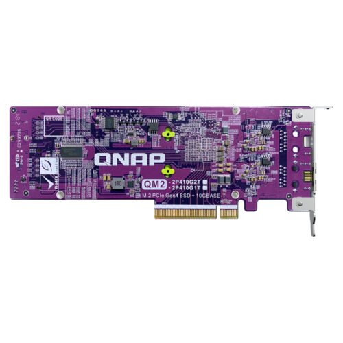 QNAP Card QM2 interface cards/adapter Internal PCIe, RJ-45 - Image 5