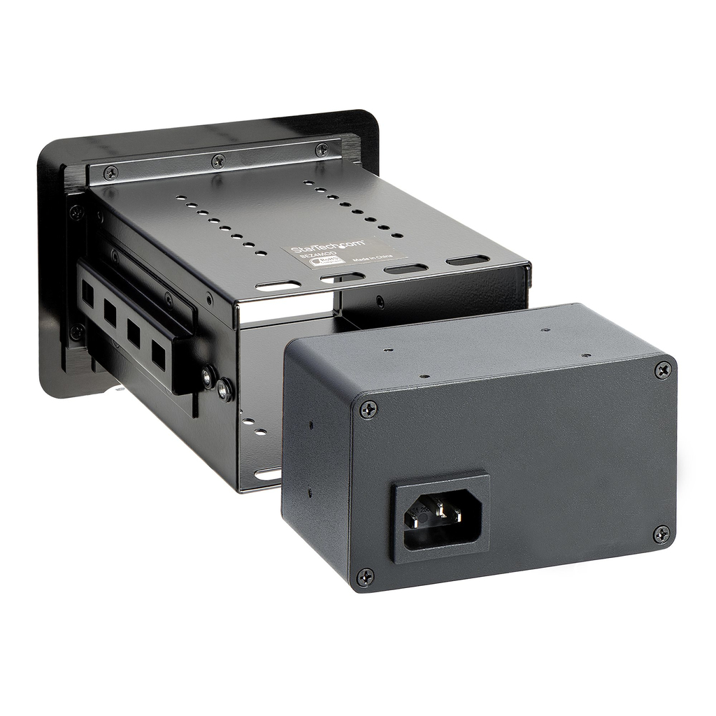 StarTech.com Conference Table Power Center with 1x CE Certified BS1363 AC Outlet & 2x USB BC 1.2 - Recessed In-Table/Desk Power - Image 6