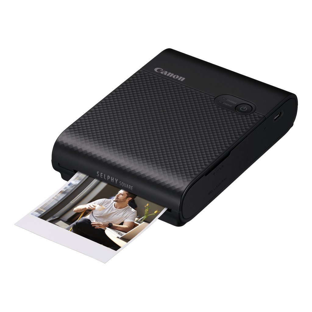Canon SELPHY SQUARE QX10 Portable Colour Photo Wireless Printer, Black - Image 6