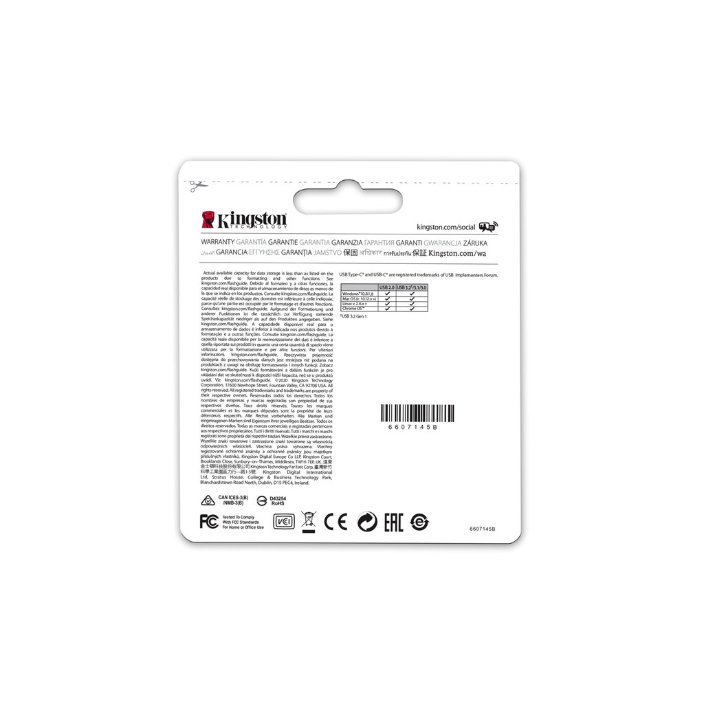 Kingston Technology DataTraveler 64GB microDuo 3C 200MB/s dual USB-A + USB-C - Image 6